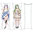 Dakimakura mit Figur "Asami Tajima" 150x50cm  Bezug + Kissen Japanisches Umarmungskissen