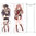 Dakimakura mit Figur "Nanako Kishi" 150x50cm / 100X40cm Bezug + Kissen Japanisches Umarmungskissen