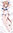 Dakimakura mit Figur  "Nekomi Kawamoto" 100x40cm Bezug + Kissen Japanisches Umarmungskissen