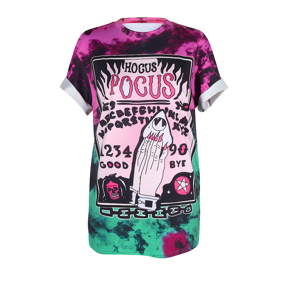 Unisex T-Shirt "Hocus Pocus Devil" Japanischer Harajuku Style,  Punk Rock