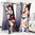 Dakimakura mit Figur  "Yui &Niko" 100x40cm/150x50cm Bezug +  Kissen Japanisches Umarmungskissen